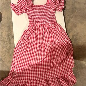 Red Gingham Women's Dress